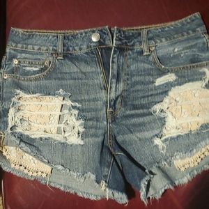 AE Hi Rise shorts